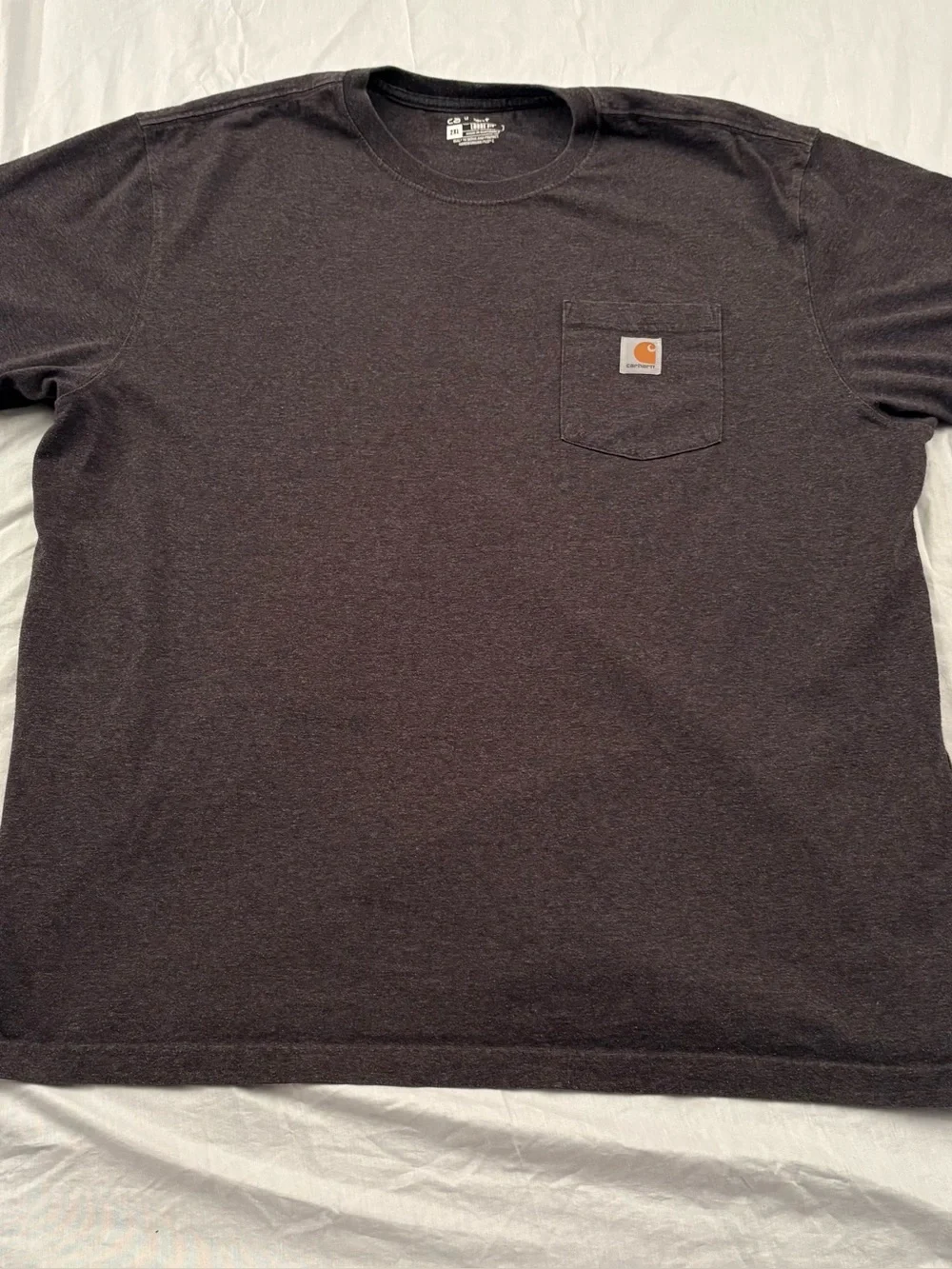 Carhartt Men’s 2XL Loose Fit Dark Heather Pocket Workwear T-Shirt